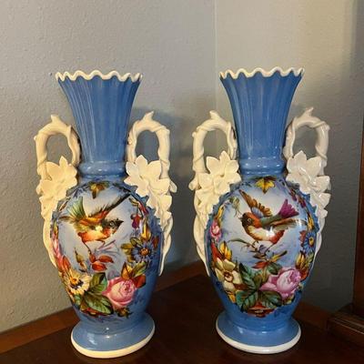 Pair of French, 19th century vases