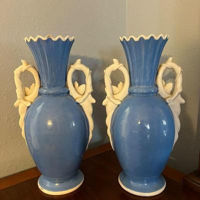 Pair of French, 19th century vases