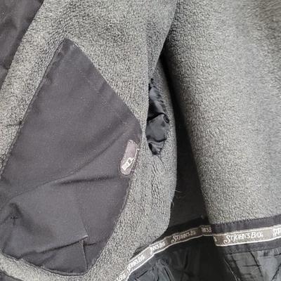 Men's St. John's Bay Black Jacket with Fleece Interior