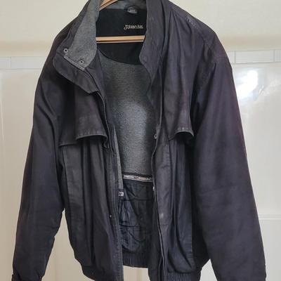 Men's St. John's Bay Black Jacket with Fleece Interior