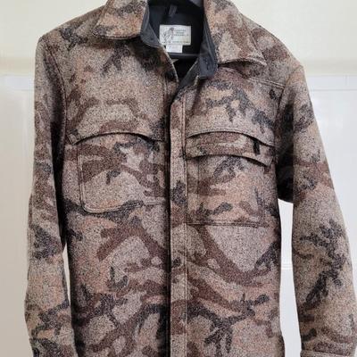 Men's Sleeping Indian Design Camo Print Jacket