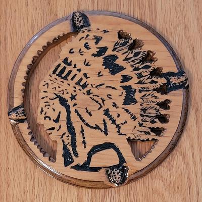 Wood Chief Cut Out Art #1