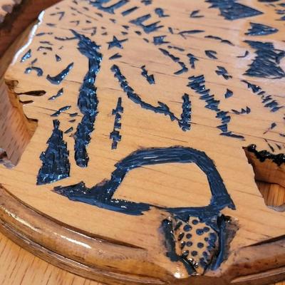 Wood Chief Cut Out Art #1