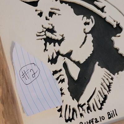 Buffalo Bill Wood Cut Art #2