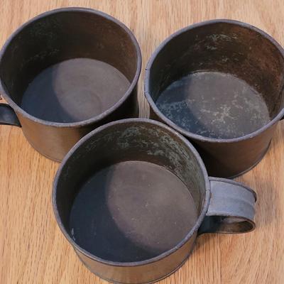 Vintage Metal Cups