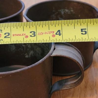 Vintage Metal Cups