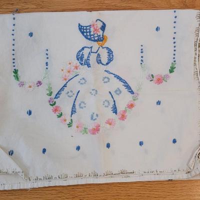 (2) Vintage Needlepoint Table Runners