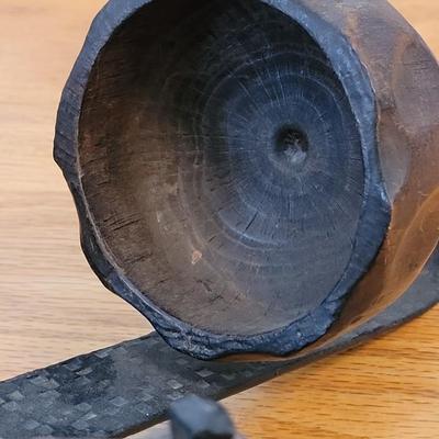 Vintage Cannon Wine Bottle Holder