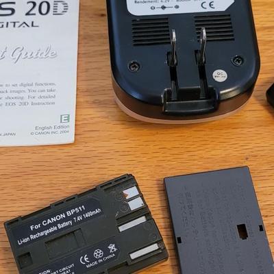 Canon EOS 20D Camera, Lens, Caps & more