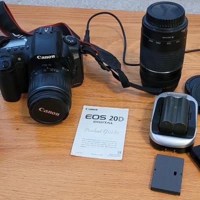 Canon EOS 20D Camera, Lens, Caps & more