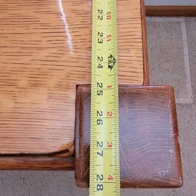 Antique Tiger Wood Desk