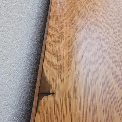 Antique Tiger Wood Desk