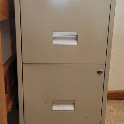 Metal 2 Drawer Filing Cabinet