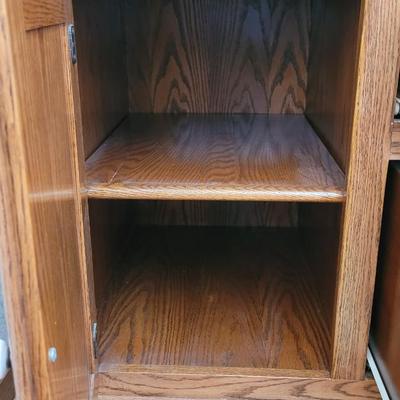 Vintage Wood Flip Top Desk