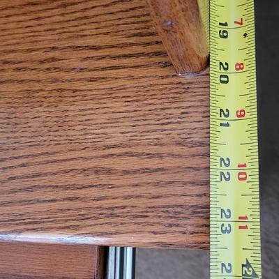 Vintage Wood Flip Top Desk