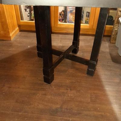 Black Octagon wooden Poker table