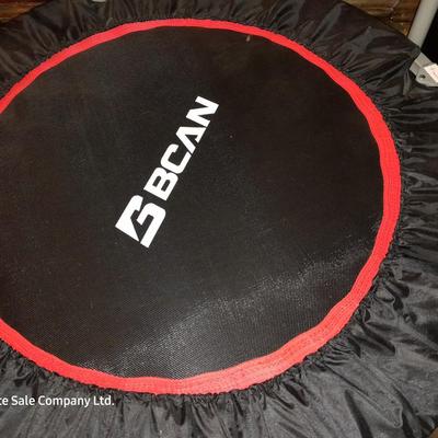 BCAN foldable mini exercise trampoline with handle