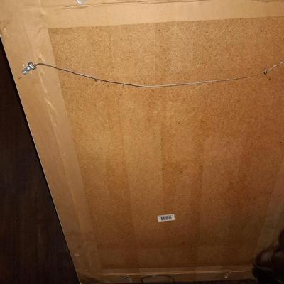 24" x 36" Spanish Cable Gold framed accent wall mirror