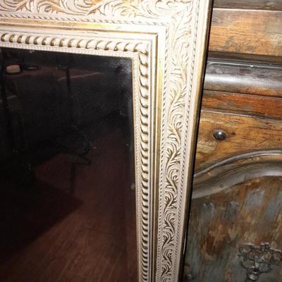 24" x 36" Spanish Cable Gold framed accent wall mirror