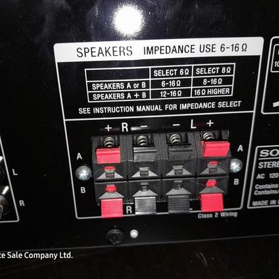 Sony stereo receiver model STR-DH190