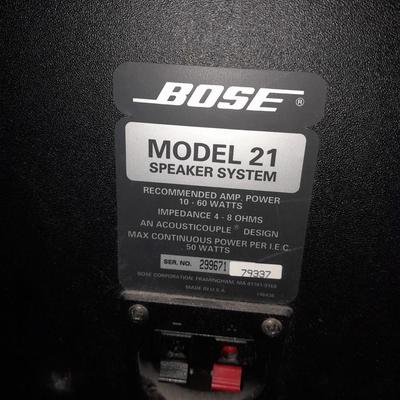 5-piece BOSE surround sound speaker set
