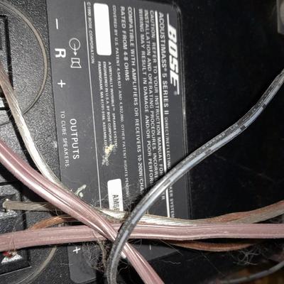 5-piece BOSE surround sound speaker set