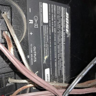 5-piece BOSE surround sound speaker set