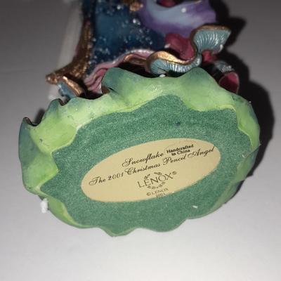 2001 Lenox Snowflake The 2001 Christmas Pencil Angel