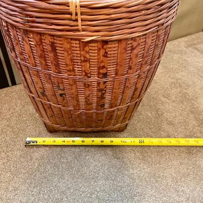 Tall Tortoise Bamboo Rattan Basket