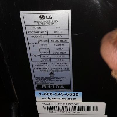 LG Portable free-standing air-conditioning unit