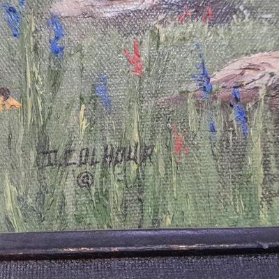 Large Original framed and signed artwork - Loveland artist Donna Colhour "ASPEN WILDERNESS" 43"