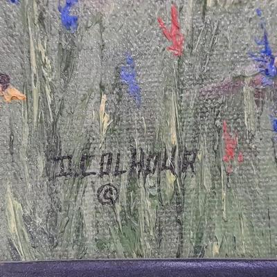 Large Original framed and signed artwork - Loveland artist Donna Colhour "ASPEN WILDERNESS" 43"