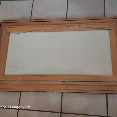 Large Original framed and signed artwork - Loveland artist Donna Colhour "ASPEN WILDERNESS" 43"