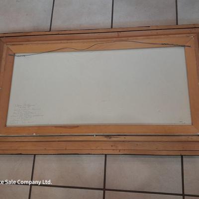 Large Original framed and signed artwork - Loveland artist Donna Colhour "ASPEN WILDERNESS" 43"