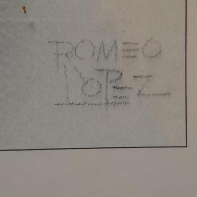 Romeo Lopez - Framed Marilyn Monroe wall art