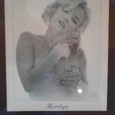 Romeo Lopez - Framed Marilyn Monroe wall art