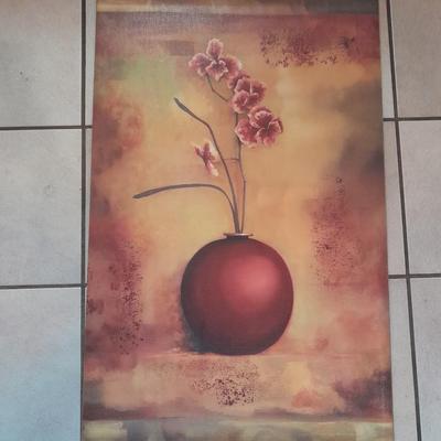 Large canvas Floral Impression Print originally By Louise Montillio