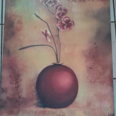 Large canvas Floral Impression Print originally By Louise Montillio
