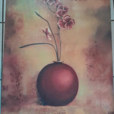 Large canvas Floral Impression Print originally By Louise Montillio