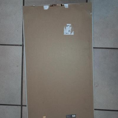 Glass Framed White 3-D Magnolias Shadow Box wall art