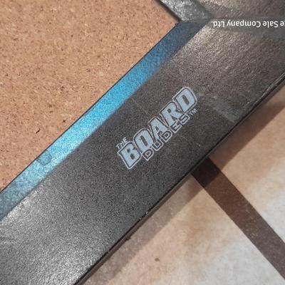 Framed corkboard and framed whiteboard