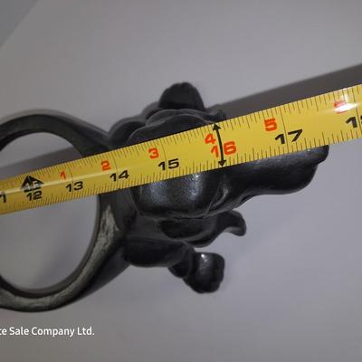 Dachshund Cast Iron Dog Food & Water Bowl Holder - Rae Dunn CHOW bowl and Dog coat