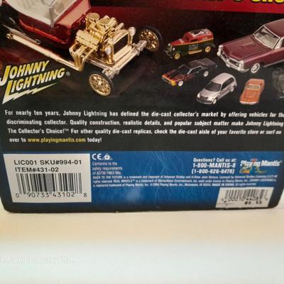 New in package Johnny Lightning Back to the Furure Time Machine Die cast car