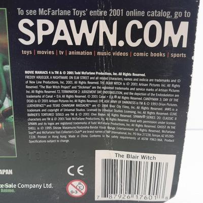 New in package McFarlane toys Todd McFarlane's Blair Witch FIGURE