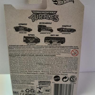 New in package Hot Wheels Teenage Mutant Nija Turtles Michelangelo collectible Midnight Otto car