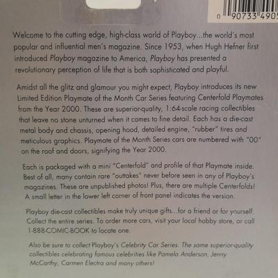 New in package Adult collectible PLAYBOY - Jodi Ann Paterson collectible car