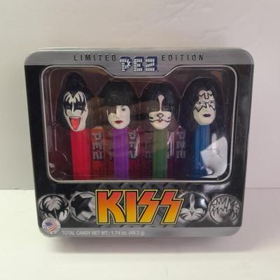 Brand new in the package - KISS metal tin Limited Edition PEZ dispensers UNOPENED!