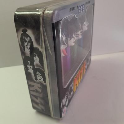 Brand new in the package - KISS metal tin Limited Edition PEZ dispensers UNOPENED!