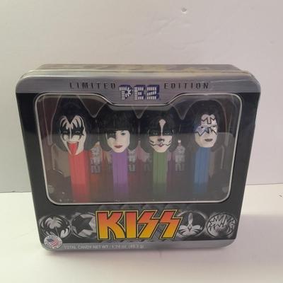 Brand new in the package - KISS metal tin Limited Edition PEZ dispensers UNOPENED!