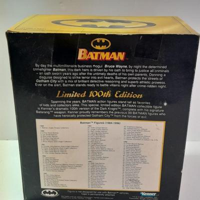 New in the package BATMAN 100th limited edition figure